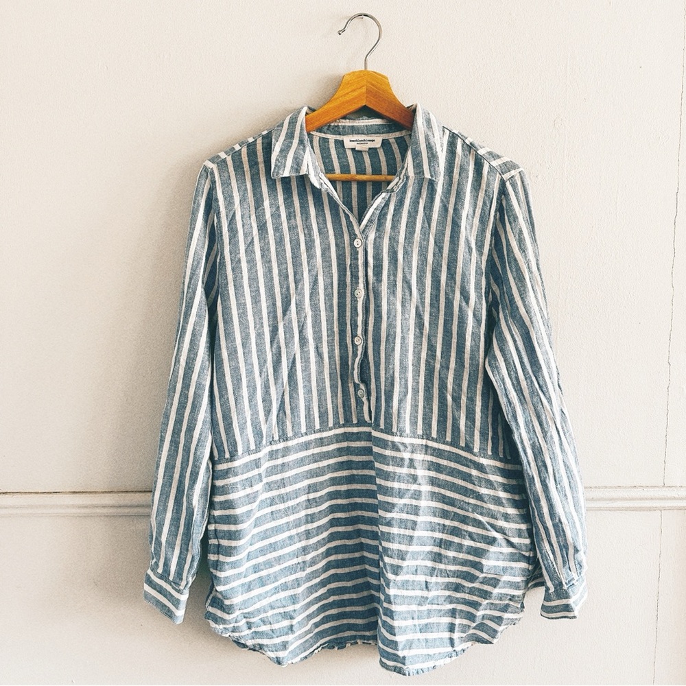BEACHLUNCHLOUNGE > Striped Popover Top